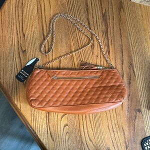 Brown wine purse